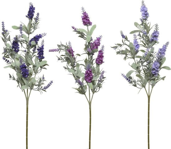 Artificial Lavender Spray