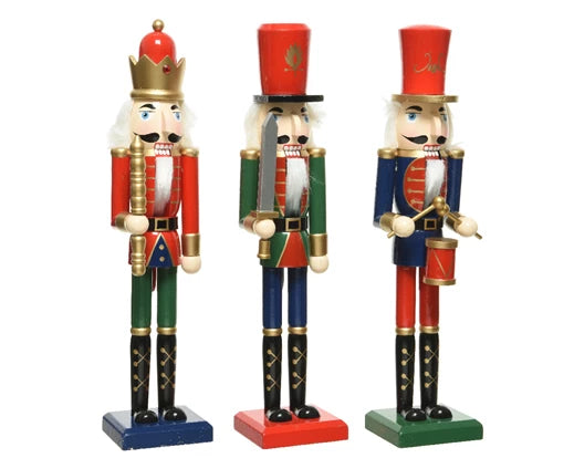 Christmas Nutcracker Soldier Pinewood With Traditional Finish (76x11.5 cm)