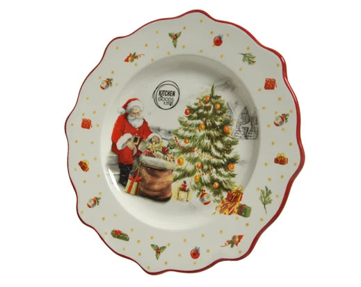 Christmas Theme Plate (20.3 dia)