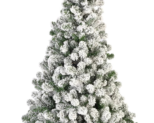 6.5 Foot Imperial Pine Flocked Artificial Christmas Tree (137cm x H.210cm)