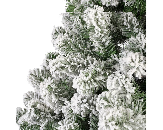 6.5 Foot Imperial Pine Flocked Artificial Christmas Tree (137cm x H.210cm)