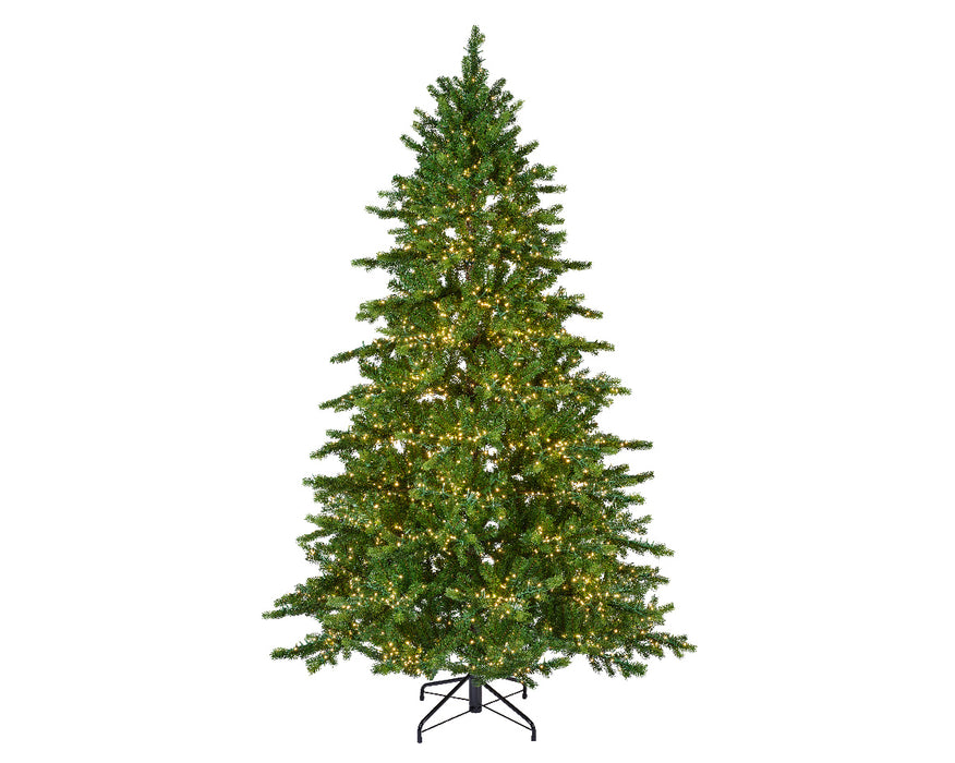 6 Foot Galloway Spruce Pre-Lit Christmas Tree With 3000 Warm White Lights