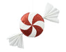 Christmas Candy Decoration Red/White (H.12cm)