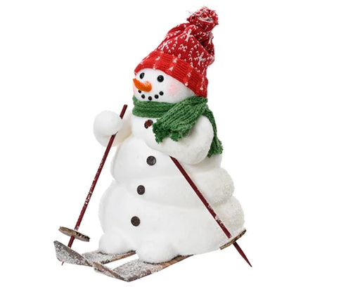 Christmas Snowman on Skis Ornament (H26cm)