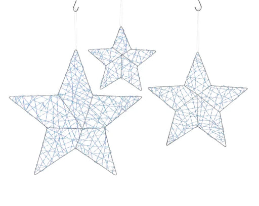 Christmas Metal Star Iridescent (40cm)