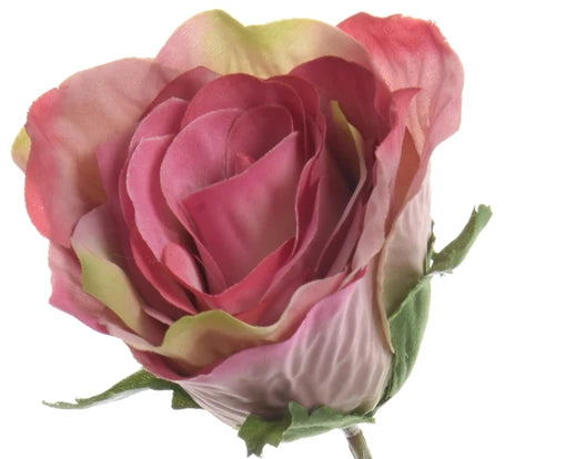 Artificial Rose On Stem - Pink (45cm)