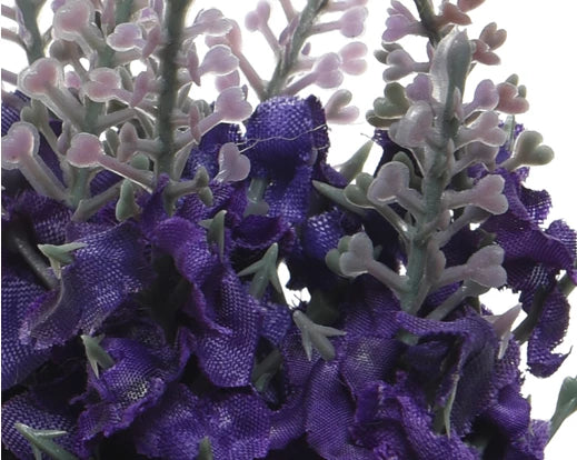 Faux Lavender Plant In Burlap