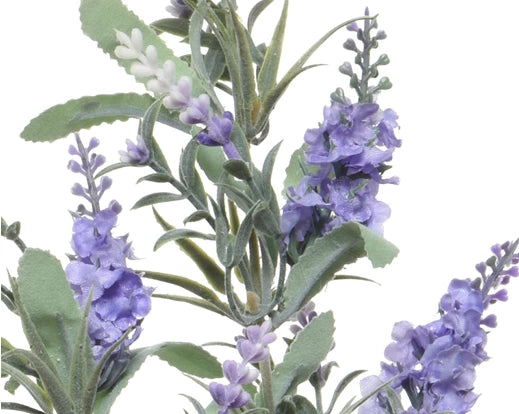 Artificial Lavender Spray