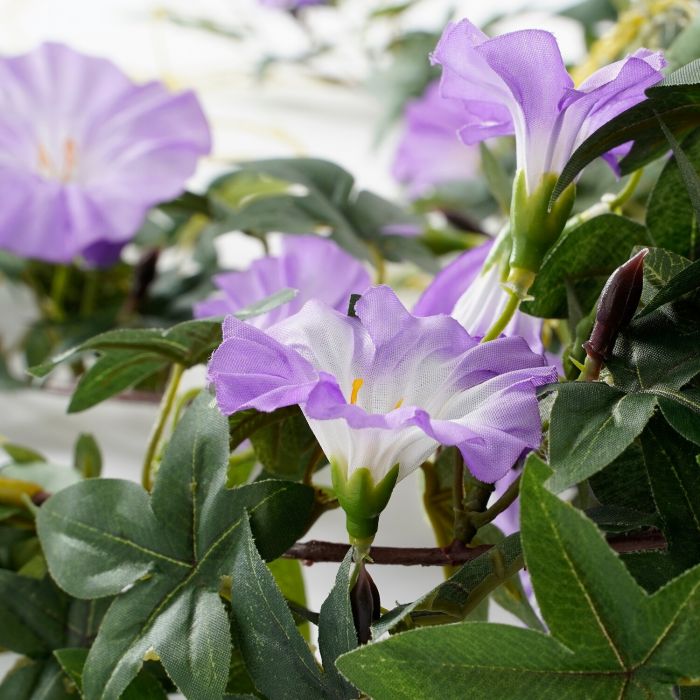 Artificial Decorative Petunia Hanging Plant - Light Purple (H80XD20CM)