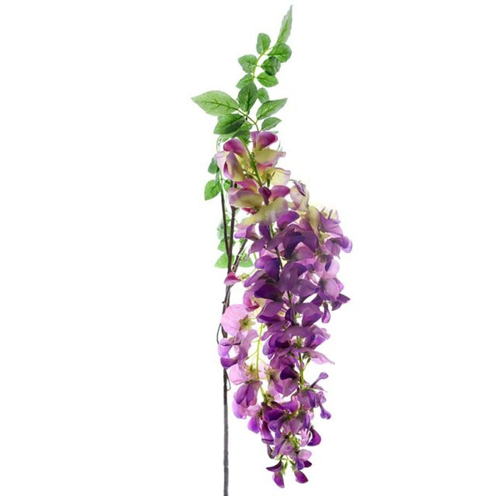 Artificial Wisteria Spray Purple (102 cm)