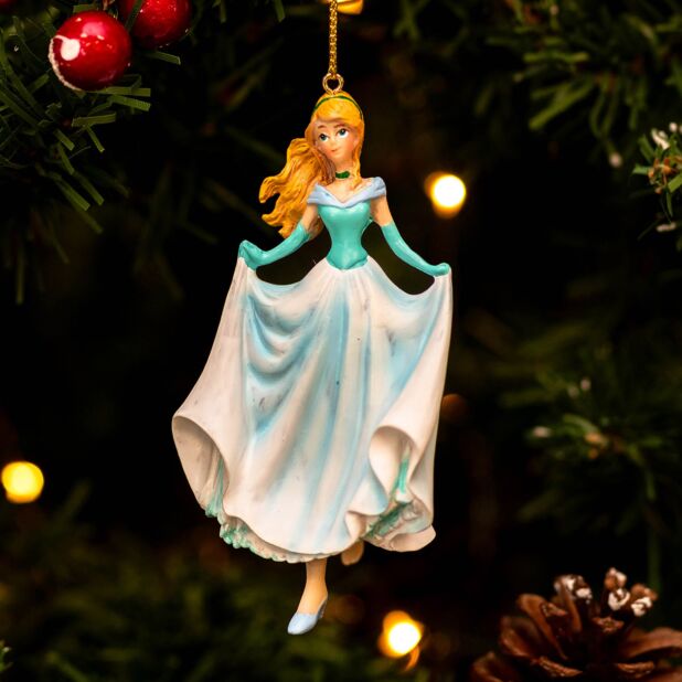 Christmas Hanging Resin Blue/White Cinderella (8CM)