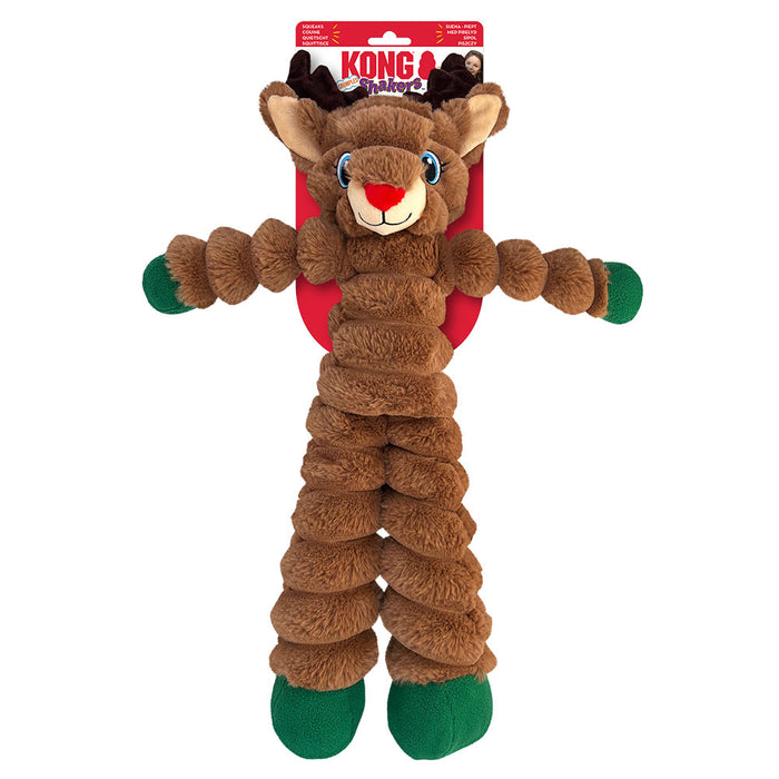 Kong Holiday Shaker Crumpies Reindeer XL