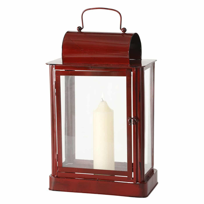 Lantern Melanie Dark Red 52cm Large