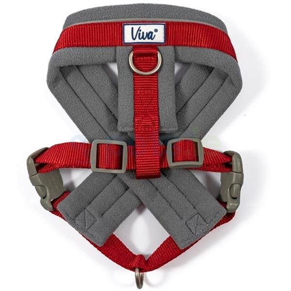 Viva Padded Harness Red Small