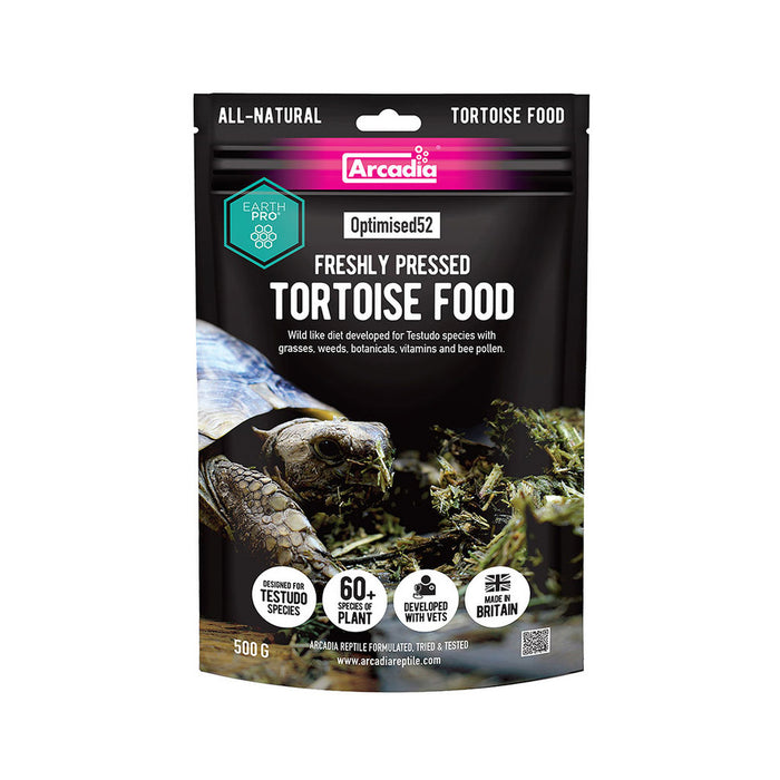 Arcadia Reptile EarthPro Optimised52 Tortoise Food 500G