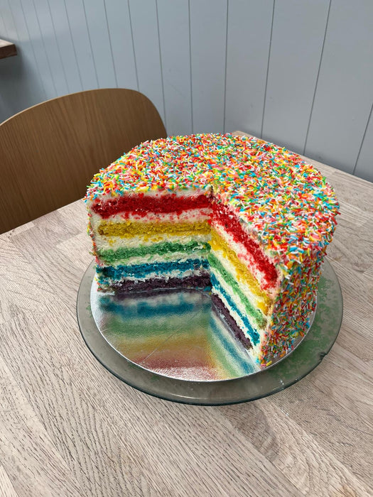 Rainbow Sponge Cake