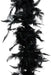 Christmas Feather Boa Black (L.15cm x H.184cm)