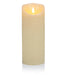 Christmas Flicker Flame Candle Cream 23cm x 9cm Battery Operated With Timer