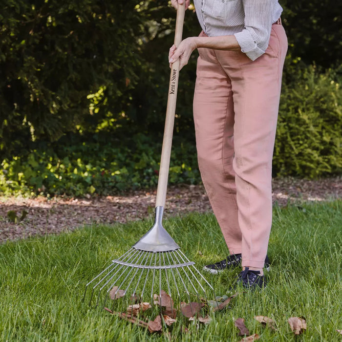 Kent and Stowe Garden Life Stainless Steel Leaf Rake