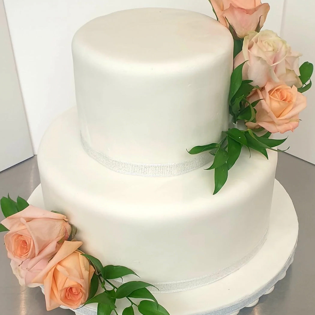 Wedding 2 step Round Cake