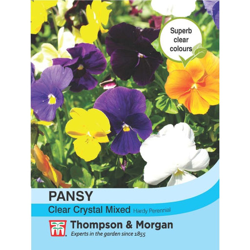 Pansy Clear Crystal Mix