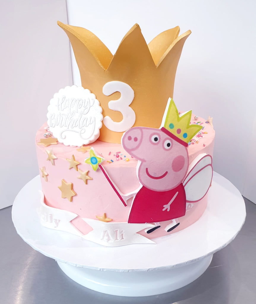 Peppa Pig Cake - Choose Flavour - Choose Topper - Same Day Delivery -  Indiaflorist247